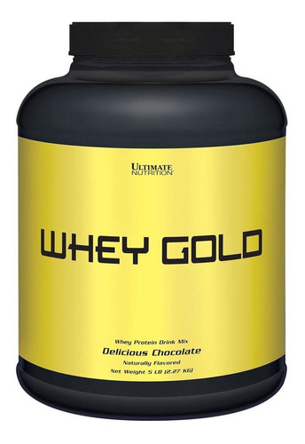 Imagen 1 de 2 de Whey Gold Proteina 5 Lbs Ultimate Nutrition + Envio Gratis 