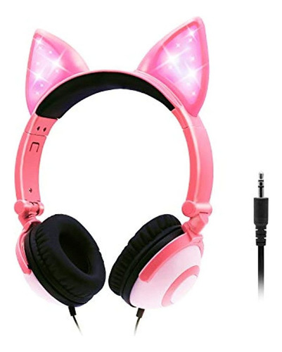 Auriculares Para Niños Con Lindos Led Brillantes