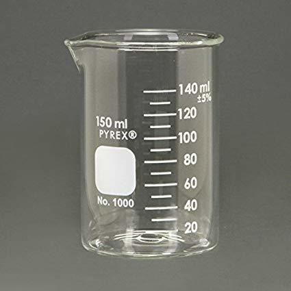 Vaso De Precipitados - 150ml De Vidrio Pirex