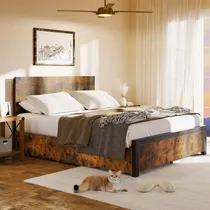 Comprar Base De Cama Queen Con 4 Cajones, Marco De Cama Tamaño Queen
