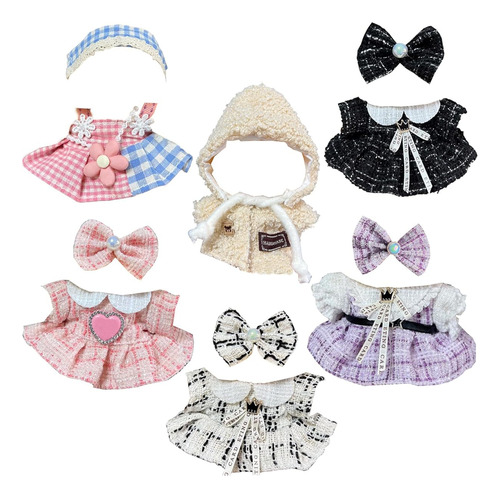 Ropa Para Muñeca De 17 Cm Con 6 Trajes Diferentes Modelos