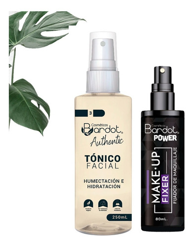 Tónico Facial Natural + Fijador Maquillaje Veganos