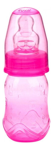 Mamadeira Kuka Aquarela 70ml Bico Ortodôntico Rosa Tamanho 1