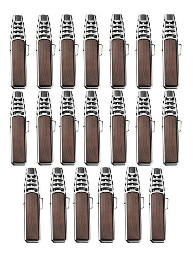 Mechero De Gas Butano De Metal, Mxlhr-008, 20 Pzas, Marrón/n
