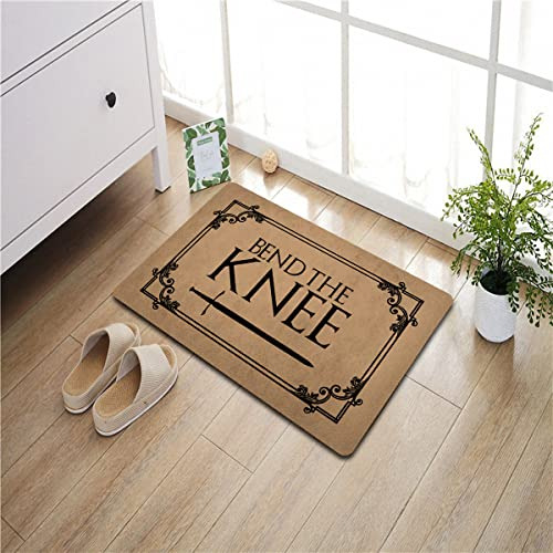 Felpudo Zqh Welcomedoor Mat Bend The Knee Game Of Thrones Do