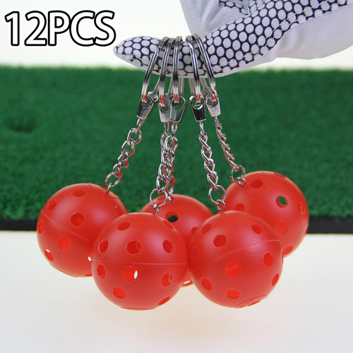 2 X 12 Piezas Pickleball Llavero Bolsa Colgante Para