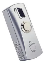 Comprar Pulsador Rte Abk805 Botón Metálico Salida Control Accesos Color Plateado