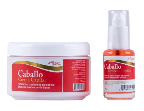 Flora® Crema Capilar Caballo 300g + Aceite 30ml