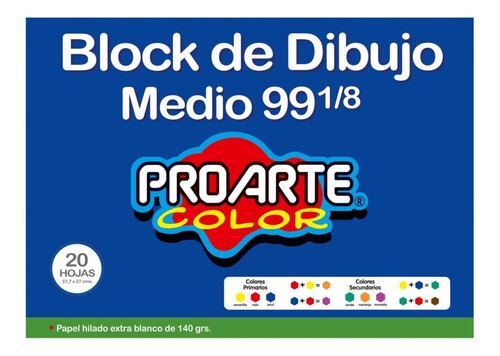 Block 99 1/8 Medium 20 Hojas