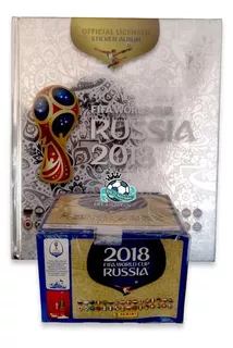 Caja De Rusia 2018 + Álbum Platino Pasta Dura (panini)