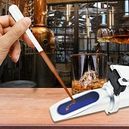 Imagen 2 de 3 de Medidor De Alcohol Vino Cerveza De Bolsillo Hasta 80% V/v Re