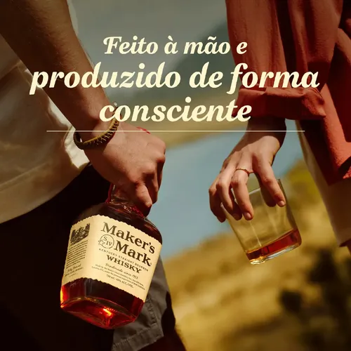 Whisky Bourbon 750ml Maker's Mark | MercadoLivre