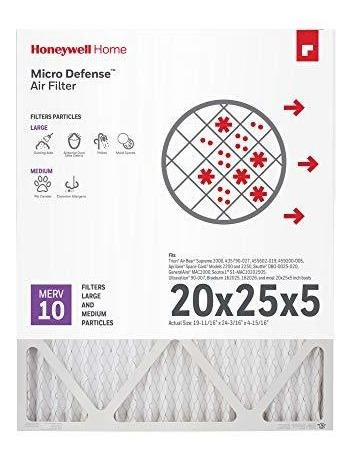 Home Microdefense Filtro Aire Para Horno Ac 20 25 5