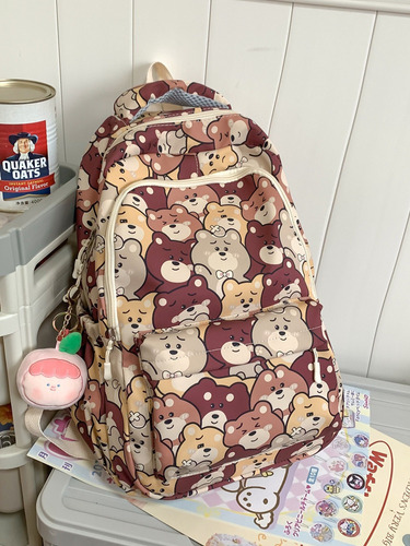 Mochila Impermeable Con Forma De Oso De Dibujos Animados Par