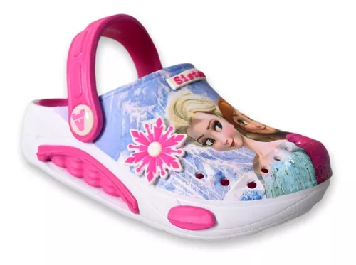 Gomon Sandalia Disney Niña Frozen Clog Elsa Y Ana