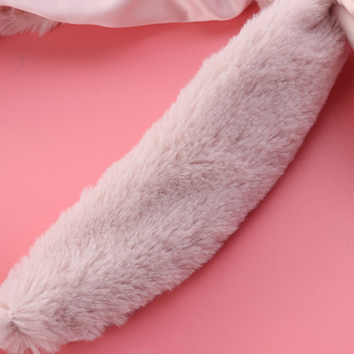 Diadema De Peluche Con Orejas De Conejo Para Mujer, Adorable