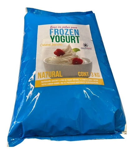  Base Para Helado Suave De Yogurt Caja De 24kg