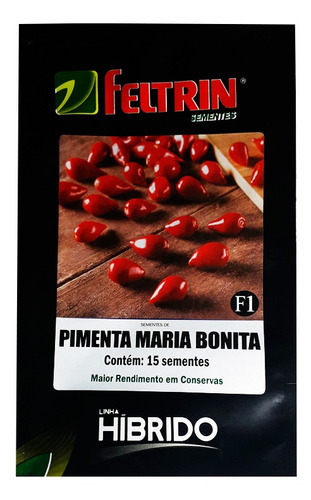 Semente Pimenta Maria Bonita - 15 Sementes