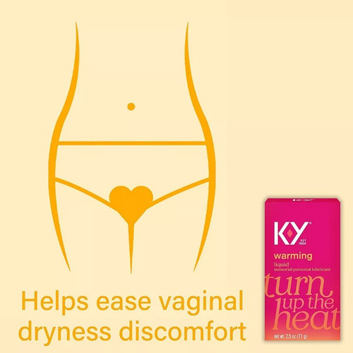 K-y Warming Gel Lubricante Personal Sensorial Y Calido 28 G