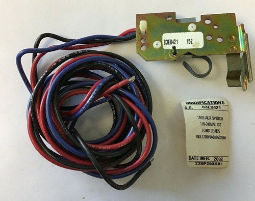 Westinghouse 83e8421 1a-1b Aux Switch 110-240vac S/t Lon Jjm