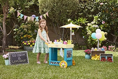 Puesto De Helados Y Limonada 2 En 1 De Little Tikes Con 25 A