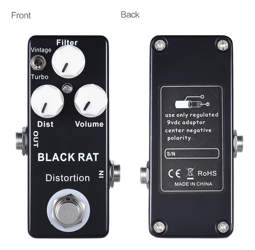 Hy. Mini Pedal De Guitarra Distorção