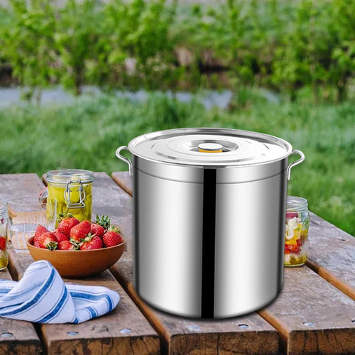 Nuevo Cacerola De Acero Inoxidable Con Tapa, Cocina De