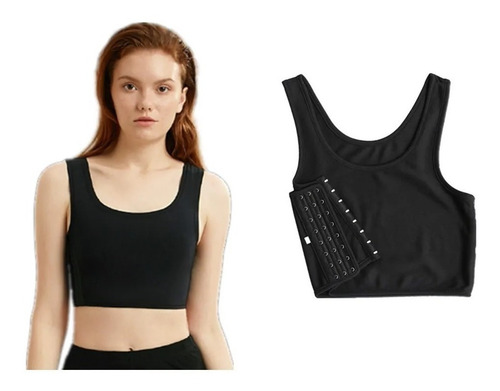 Imagen 9 de 9 de Binder Tomboy Faja De Compresion De Pechos Corset Vendaje