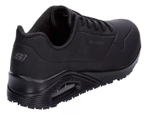 ZAPATILLA MUJER SKECHERS BLANCA NEGRA WORK RELAXED FIT: UNO SR SKECHERS