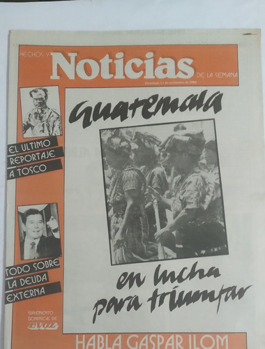 Suple Noticias De La Semana De La Voz 11/11/1984 Tosco,ilom