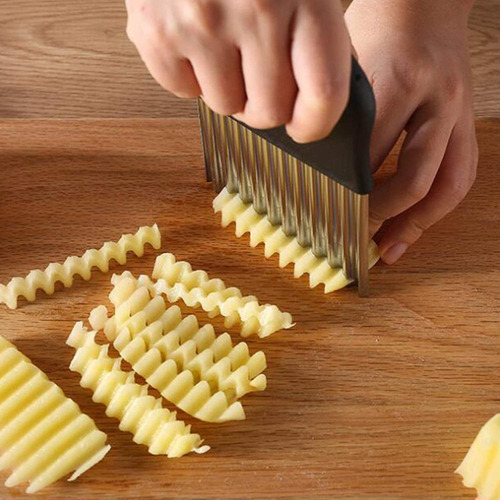 K Cortadora De Patatas De Acero Inoxidable Y Herramienta De