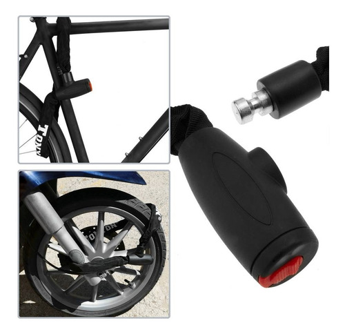Cadena Linga Candado De Seguridad Acero Moto Bicicleta 7x900