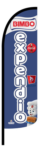 Bandera Publicitaria Promocity Expendio Bimbo Logos 4x1 Expendio Bimbo Logos