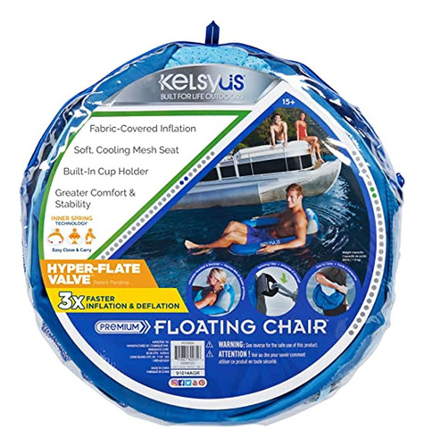 Silla Flotante Kelsyus Premium Con Inflación Rápida, Silla R