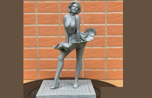 Marilyn Monroe Figura Archivo Stl Impresion 3d 