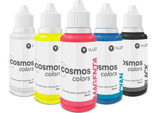Kit Cosmos Colors Pigmentos X5 Colores Para Resinas 3d Yller