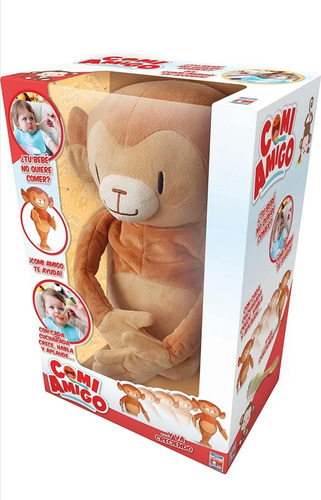 Comi Amigo Peluche Electrónico De Estimulacion Con Sonidos