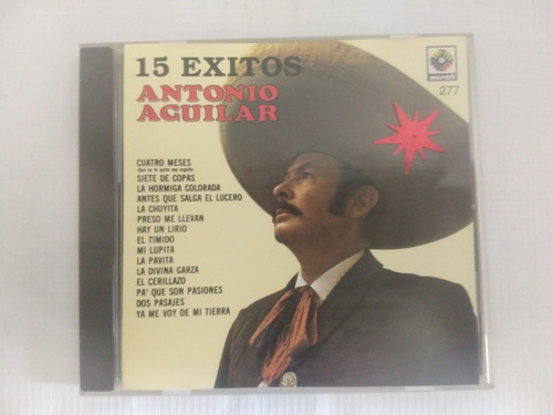 Cd Antonio Aguilar 15 Exitos 