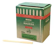 Comprar Agitadores De Madera Iberia 110mm. Compostables X 500 U