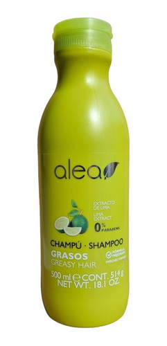 Shampoo Cabello Graso Alea 500ml