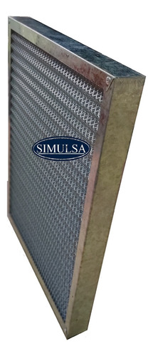 Filtro Metalico Lavable 24 X 24  X 01  PuLG / Simulsa