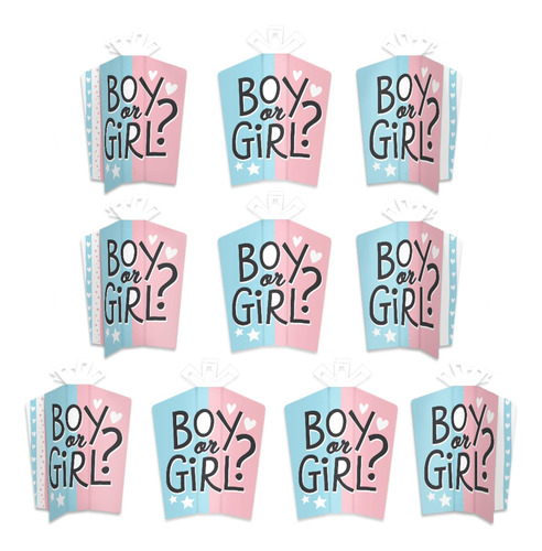 Big Dot Of Baby Gender Reveal - Decoraciones De Mesa - Centr