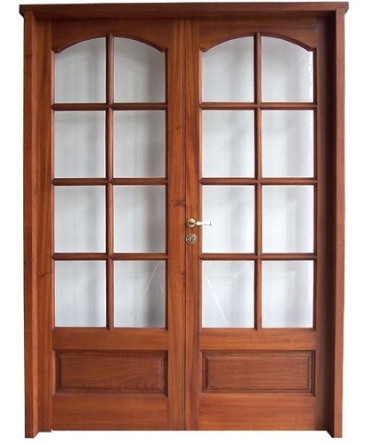 Puerta Doble Hoja De Madera 