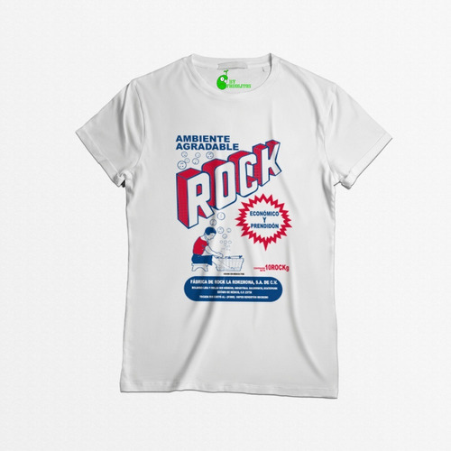 Playera Rock Tipo Empaque Jabon Roma By Frijolitos