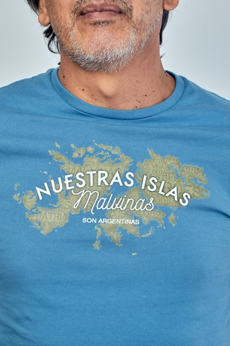 Imagen 4 de 4 de Remera Malvinas Est. M/c Kevingston