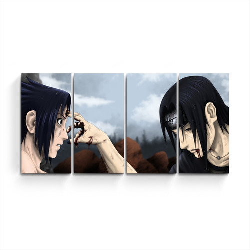 Cuadro Grande Sasuke Itachi Uchiha Ojo Sharingan Anime 