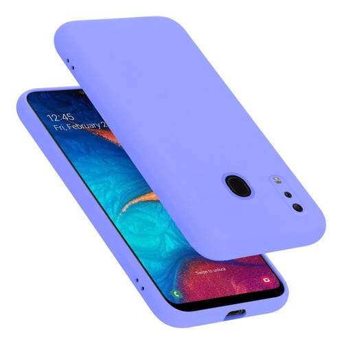 Funda Silicona Con Felpa Para Samsung  Galaxy A20 A30 +glass