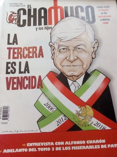Imagen 1 de 6 de Revista El Chamuco Diciembre 2018 Amlo 