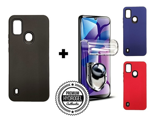 Case + Hydrogel Protector - Para Zte A51 Reforzado 