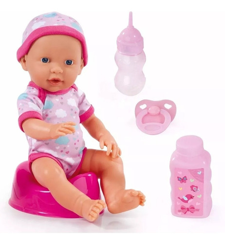 Imagen 2 de 10 de Piccolina Muñeca Bebe Recien Nacido Bay 30cm 9302300 Bigshop